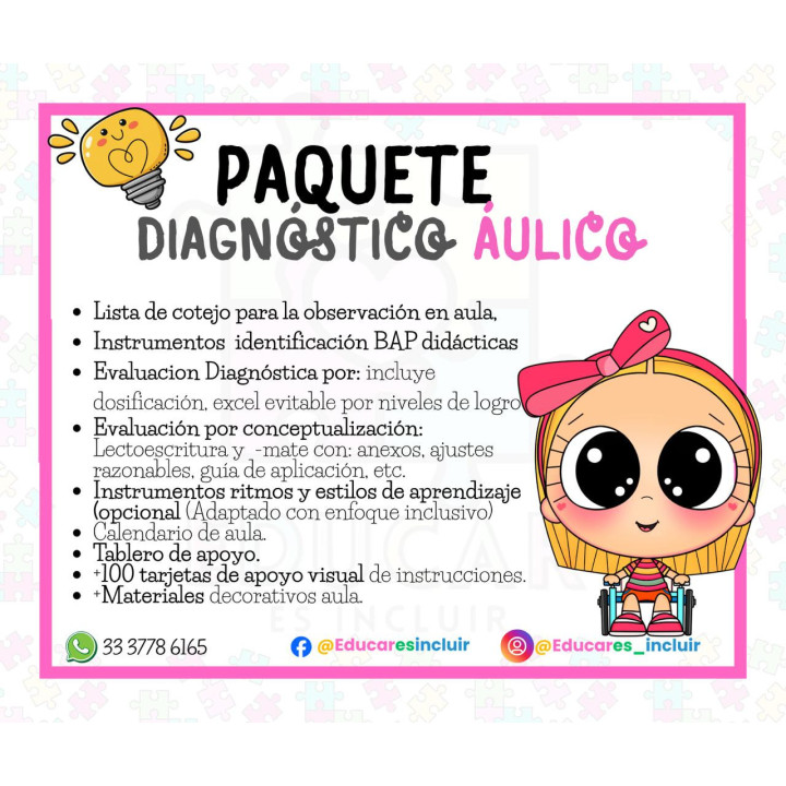 PAQUETE DIAGNÓSTICO ÁULICO