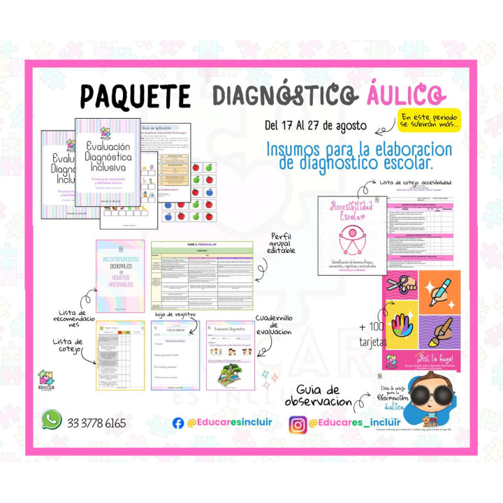 PAQUETE DIAGNÓSTICO ÁULICO