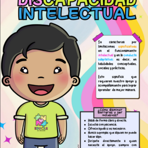 CARTELES POR DISCAPACIDAD INTELECTUAL