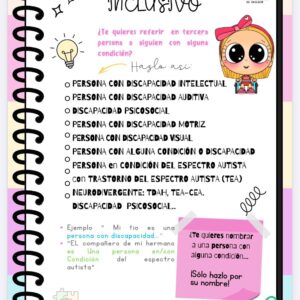 PAQUETE LENGUAJE INCLUSIVO